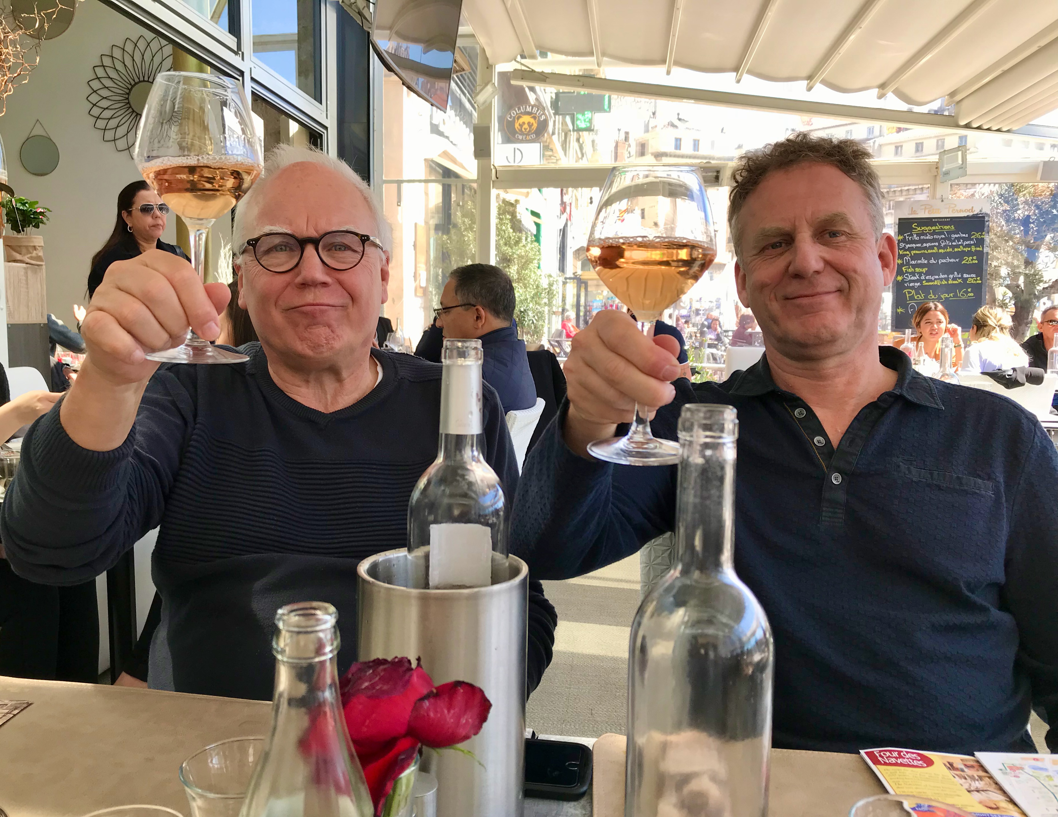 Toine de Jong en Gert Nieuwboer Toine de Jong en Gert Nieuwboer